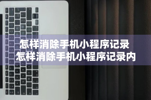 怎样消除手机小程序记录 怎样消除手机小程序记录内容