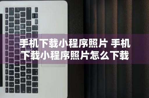 手机下载小程序照片 手机下载小程序照片怎么下载