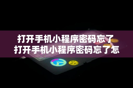 打开手机小程序密码忘了 打开手机小程序密码忘了怎么找回