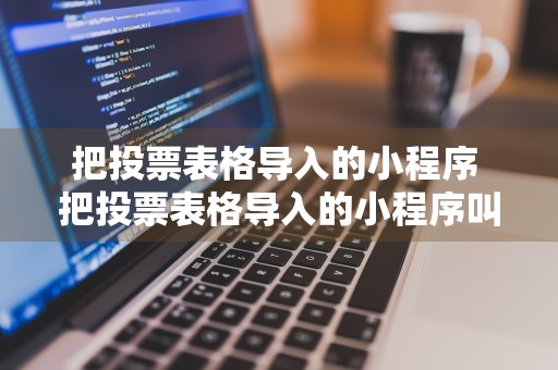 把投票表格导入的小程序 把投票表格导入的小程序叫什么