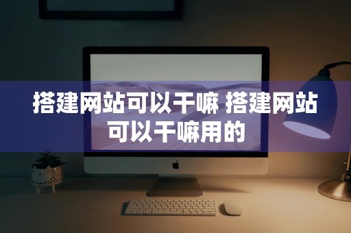 搭建网站可以干嘛 搭建网站可以干嘛用的