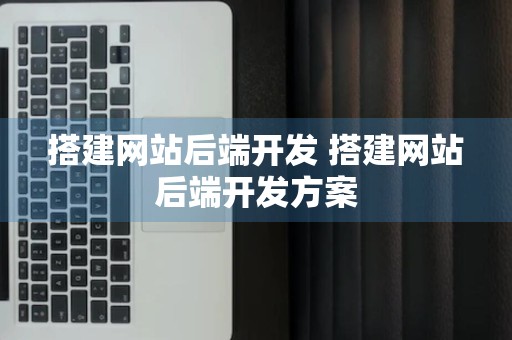 搭建网站后端开发 搭建网站后端开发方案