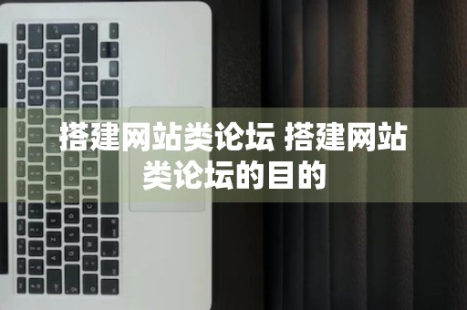 搭建网站类论坛 搭建网站类论坛的目的