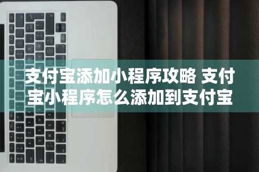 支付宝添加小程序攻略 支付宝小程序怎么添加到支付宝首页