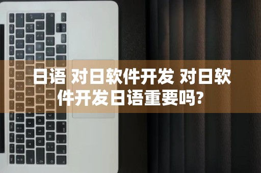 日语 对日软件开发 对日软件开发日语重要吗?