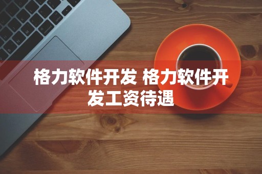 格力软件开发 格力软件开发工资待遇