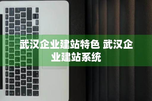 武汉企业建站特色 武汉企业建站系统