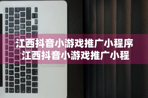 江西抖音小游戏推广小程序 江西抖音小游戏推广小程序是什么