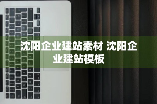 沈阳企业建站素材 沈阳企业建站模板