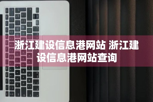 浙江建设信息港网站 浙江建设信息港网站查询