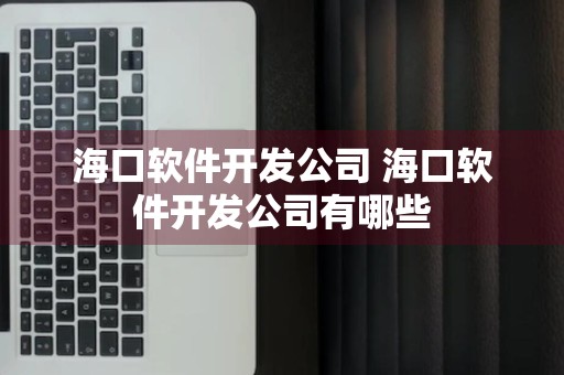 海口软件开发公司 海口软件开发公司有哪些