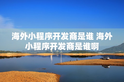 海外小程序开发商是谁 海外小程序开发商是谁啊