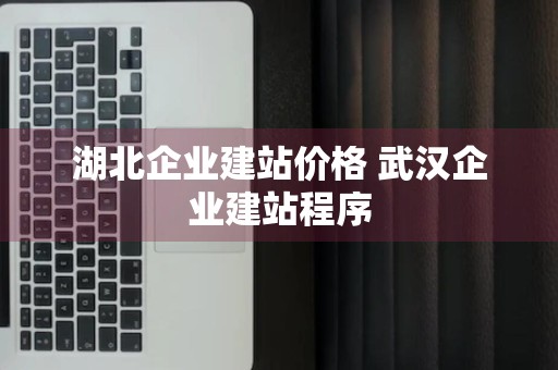 湖北企业建站价格 武汉企业建站程序