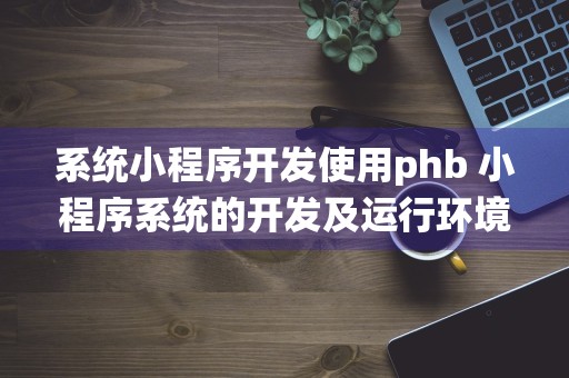 系统小程序开发使用phb 小程序系统的开发及运行环境