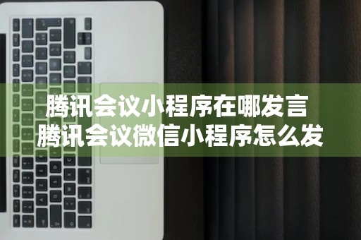 腾讯会议小程序在哪发言 腾讯会议微信小程序怎么发消息