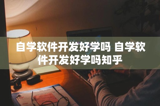 自学软件开发好学吗 自学软件开发好学吗知乎