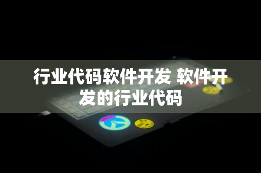 行业代码软件开发 软件开发的行业代码