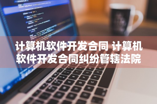 计算机软件开发合同 计算机软件开发合同纠纷管辖法院