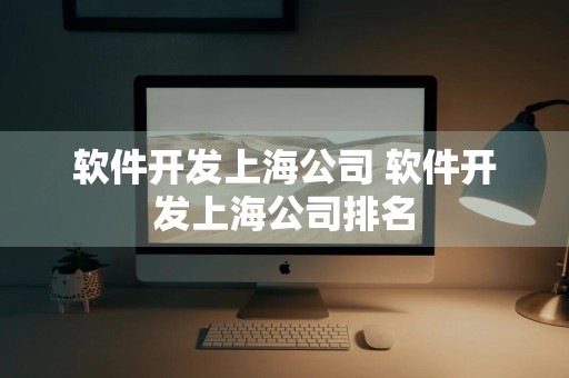 软件开发上海公司 软件开发上海公司排名