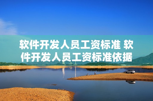 软件开发人员工资标准 软件开发人员工资标准依据