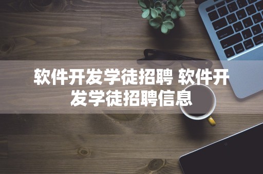 软件开发学徒招聘 软件开发学徒招聘信息