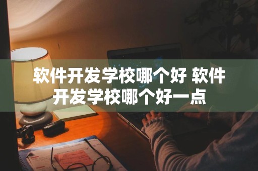 软件开发学校哪个好 软件开发学校哪个好一点