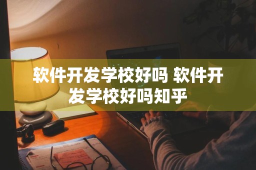 软件开发学校好吗 软件开发学校好吗知乎