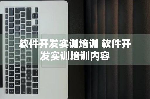 软件开发实训培训 软件开发实训培训内容