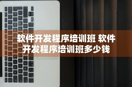 软件开发程序培训班 软件开发程序培训班多少钱