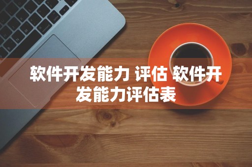 软件开发能力 评估 软件开发能力评估表