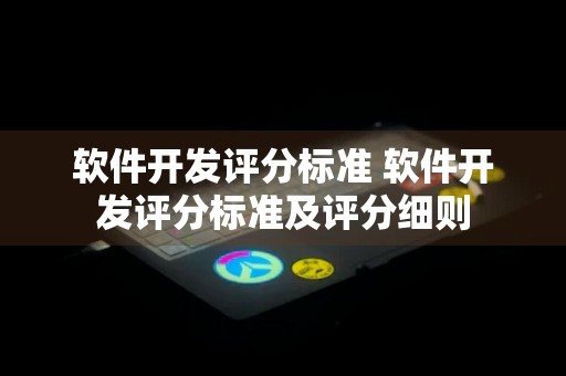 软件开发评分标准 软件开发评分标准及评分细则