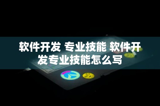 软件开发 专业技能 软件开发专业技能怎么写