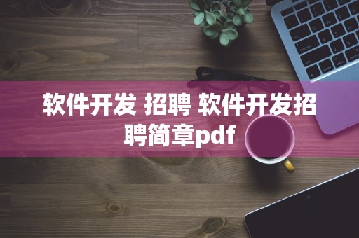 软件开发 招聘 软件开发招聘简章pdf