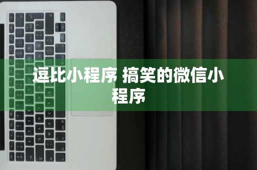 逗比小程序 搞笑的微信小程序