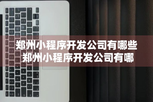 郑州小程序开发公司有哪些 郑州小程序开发公司有哪些公司