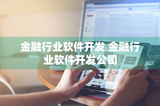 金融行业软件开发 金融行业软件开发公司