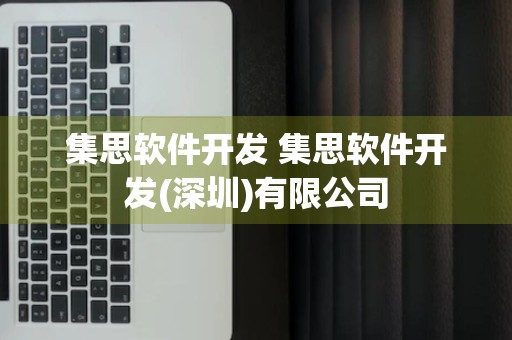 集思软件开发 集思软件开发(深圳)有限公司