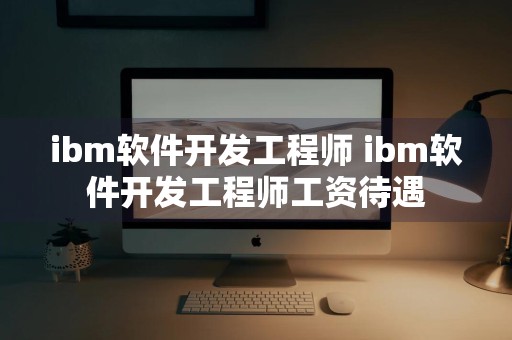 ibm软件开发工程师 ibm软件开发工程师工资待遇